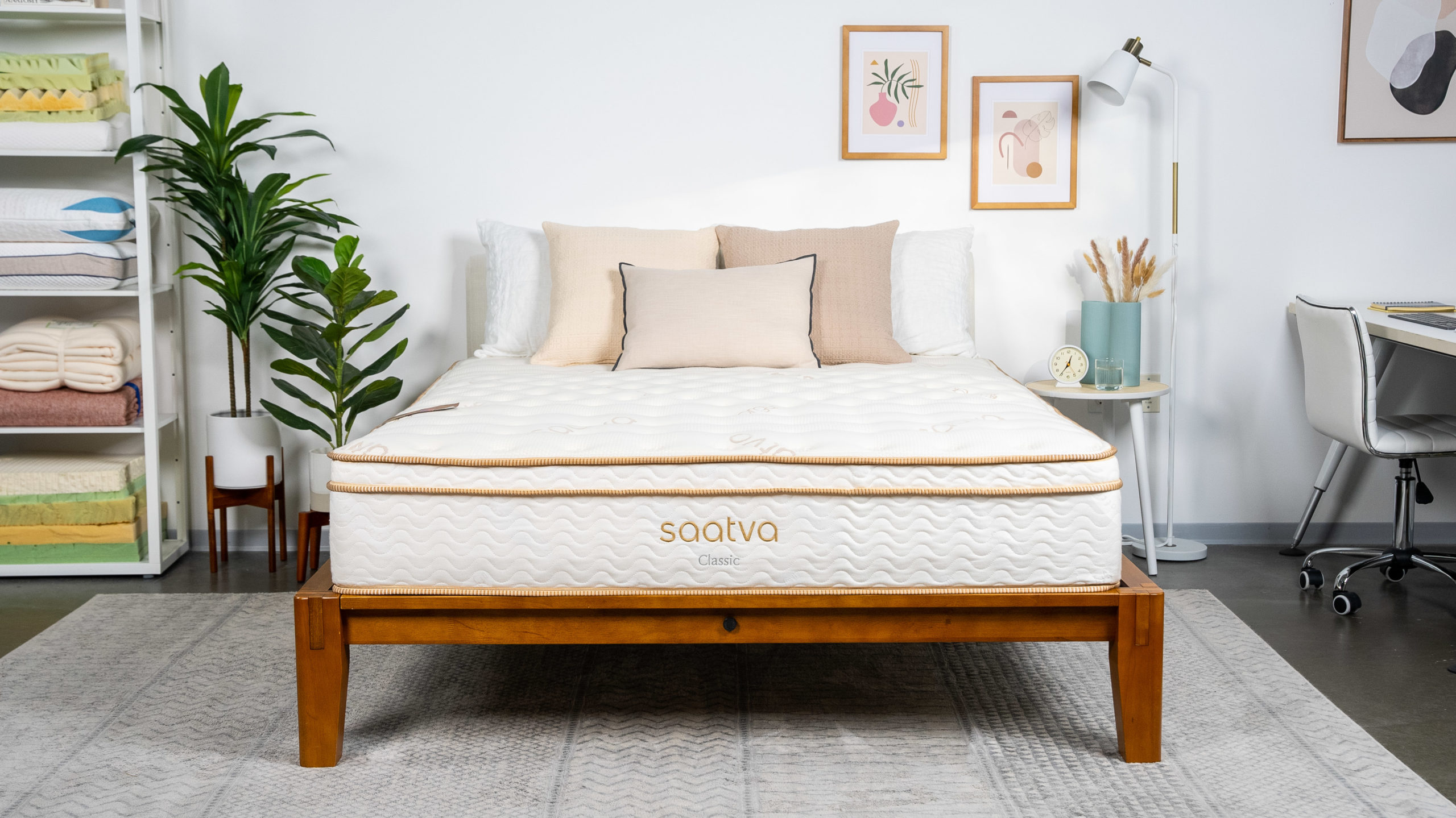 saatva mattress in ashley's furniture