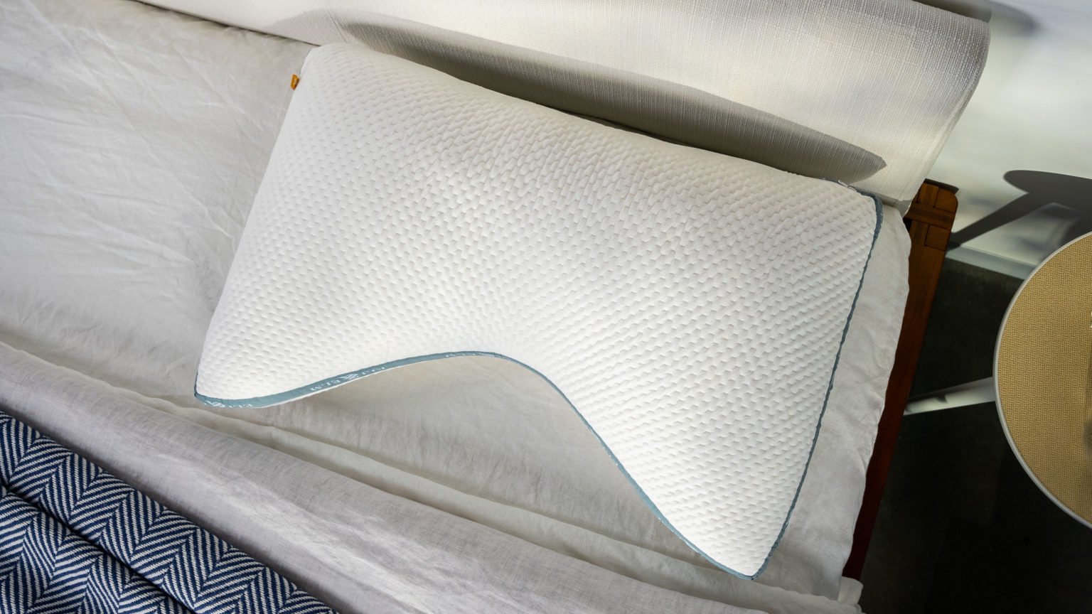 Cushion Lab Extra Dense Ergonomic Cervical Pillow for Firm Neck