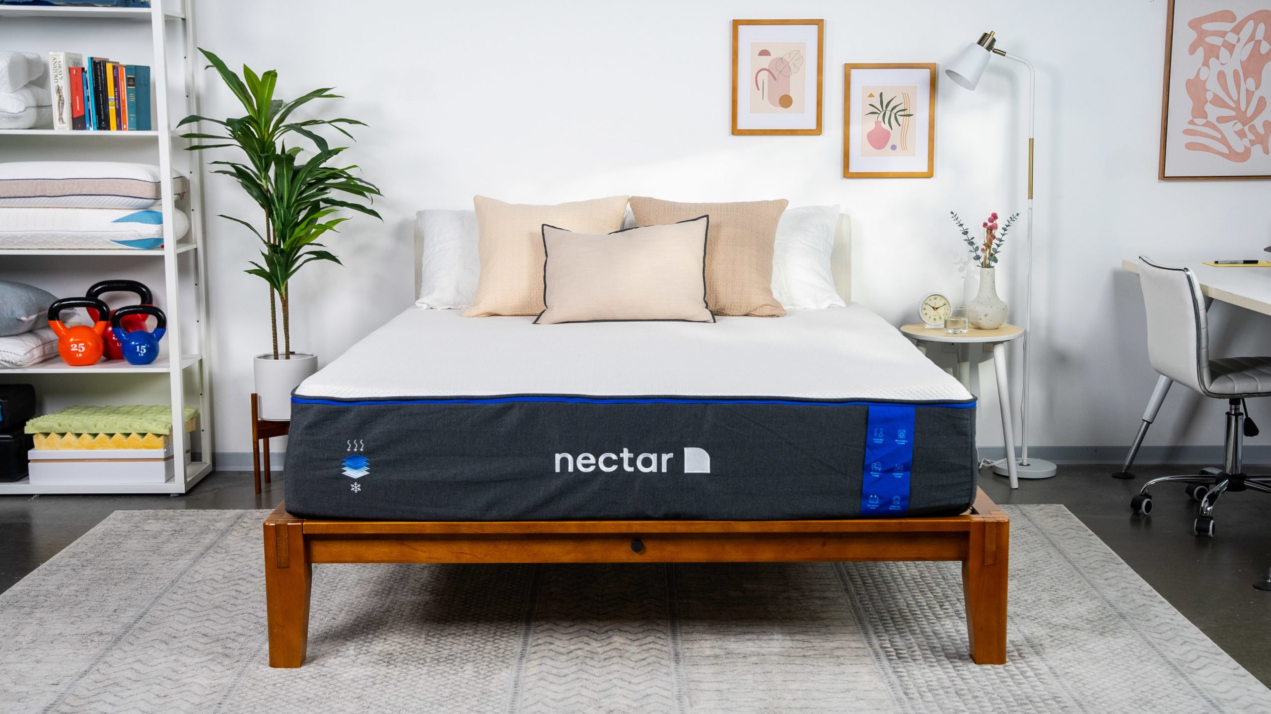 nectar memory foam mattress fiberglass