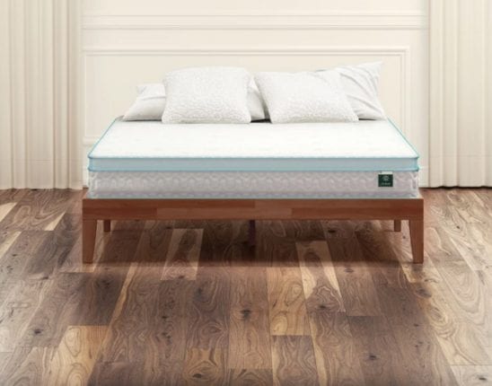 10 in mint green hybrid mattress