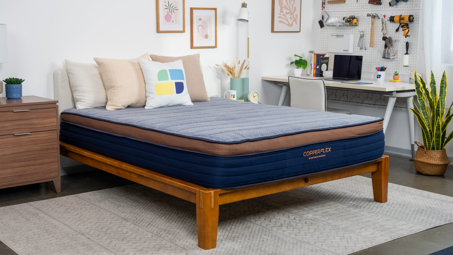 Best Mattress for Shoulder Pain - Best Value Mattress - Brooklyn Bedding CopperFlex Memory Foam