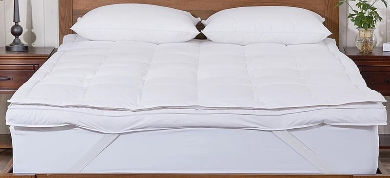 best goose down feather mattress topper on sale