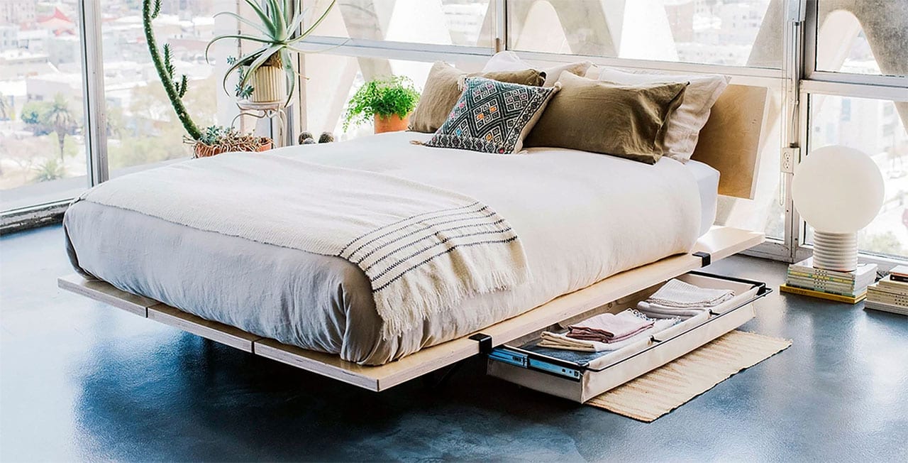 floyd bed frame mattress slides off