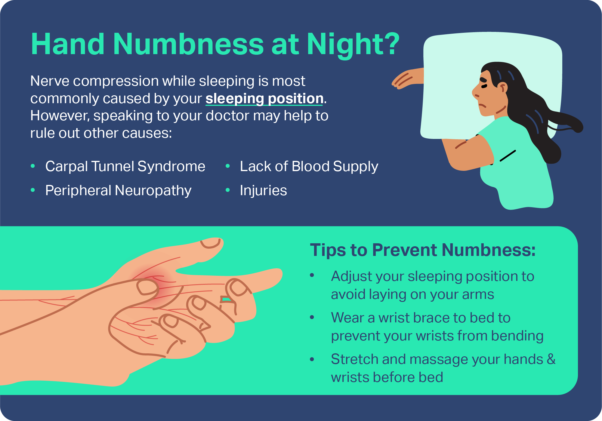 Numbness in Hands While Sleeping Causes and Remedies