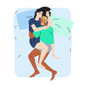 Married Couple Sleep Problems and Couple Sleeping Positions