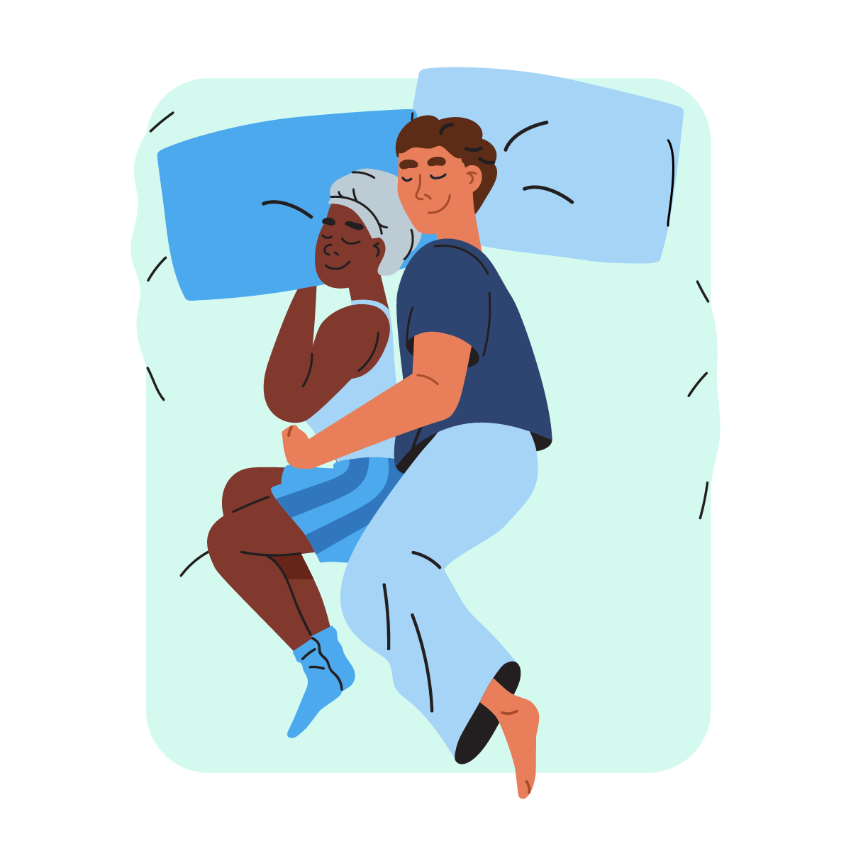 Common Couple Sleeping Positions And What They Mean 