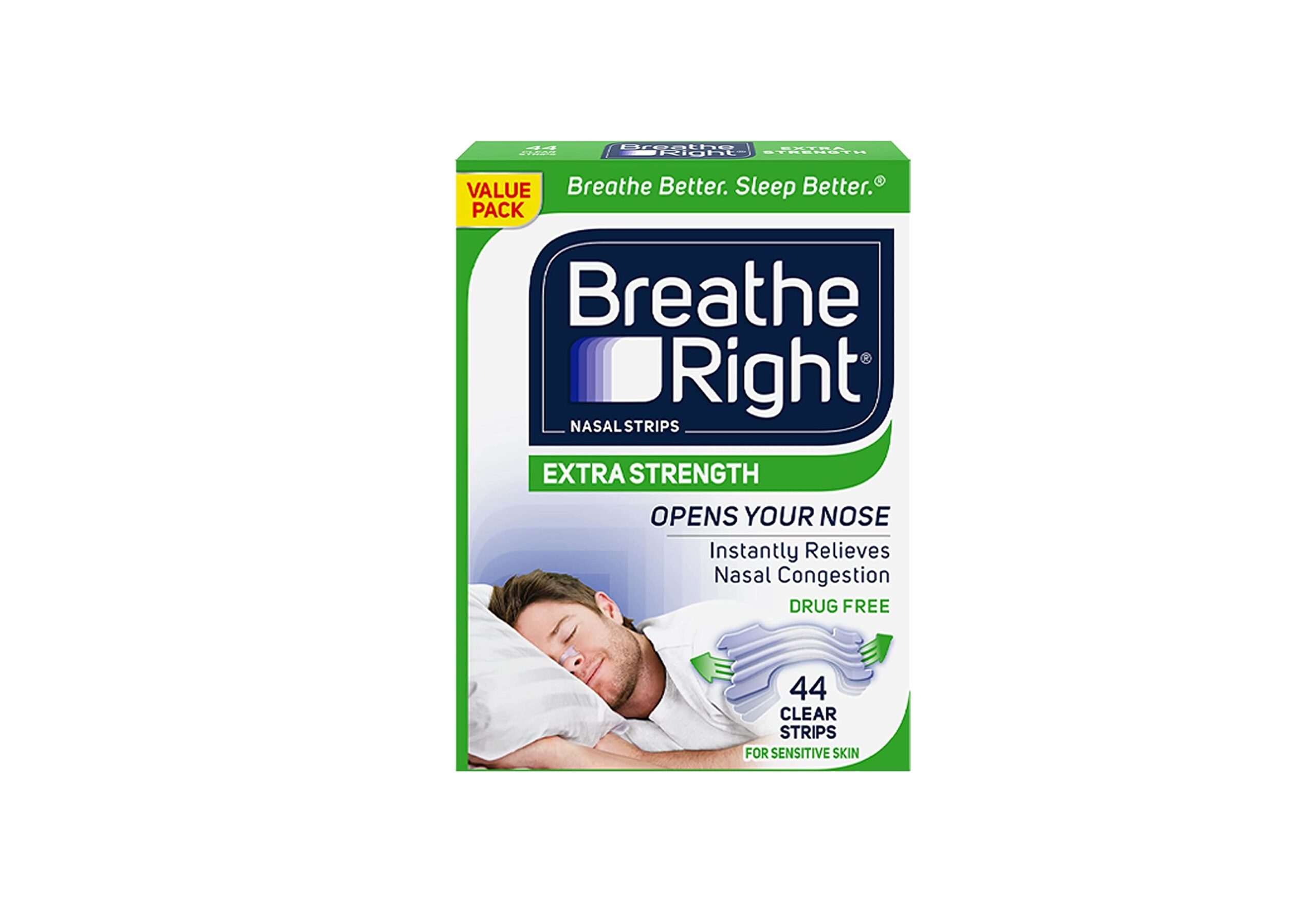 Breathe Right Clear Nasal Strip Large 30 pack